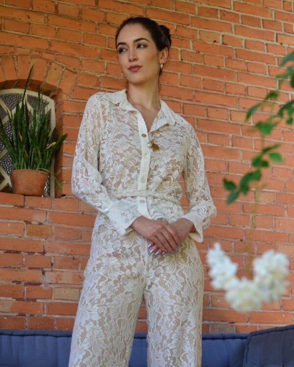Camisa Renda - OFF