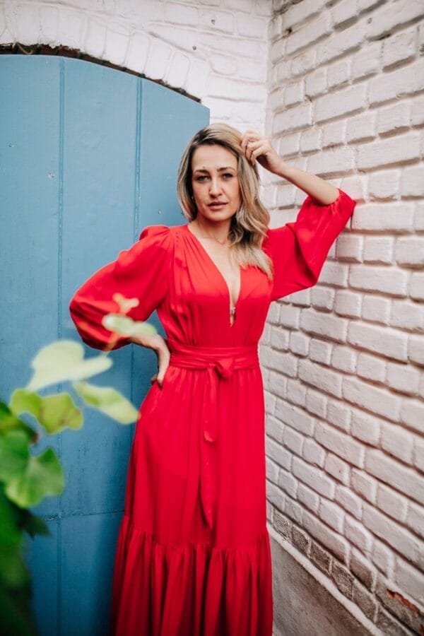 VESTIDO OLIVIA VERMELHO
