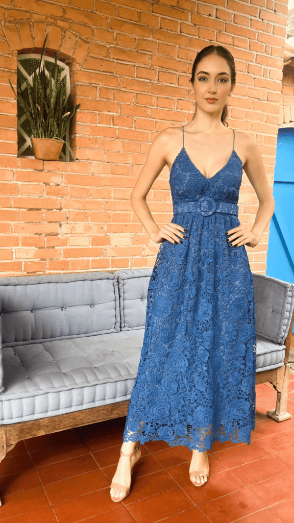VESTIDO ISADORA - AZUL - Imagem 2
