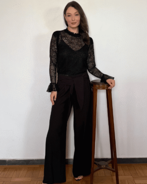 BLUSA RENDA FRANZIDA