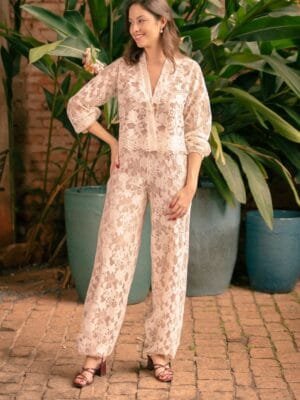 CALÇA RENDA ALADIM - OFF