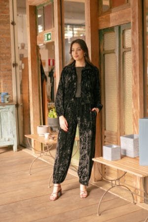 CALÇA ALADIM VELUDO LISO